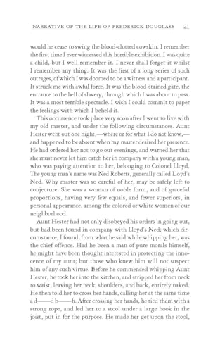 Narrative Of The Life Of Frederick Douglass: With Selected S