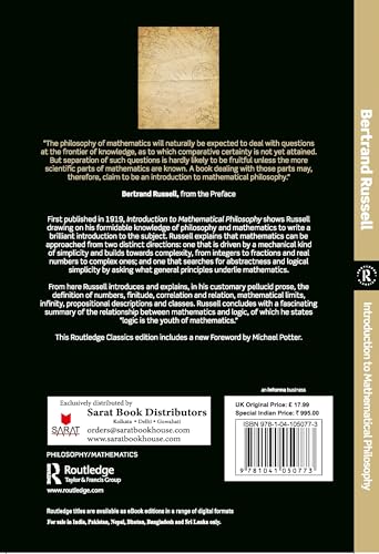 Introduction to Mathematical Philosophy - Retail Maharaj