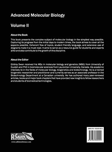 Advanced Molecular Biology: Volume II: 2