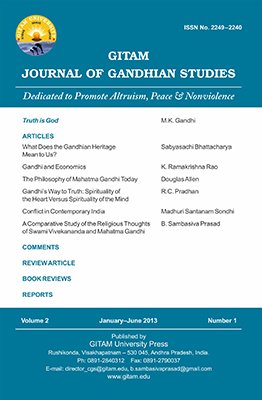 Gitam Journal of Gandhian Studies (Vol. 2, no. 1) - Retail Maharaj