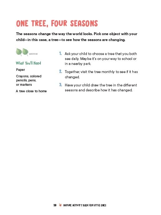 Nature Activity Book for Little Ones: 100+ Activities for Everyday Outdoor Fun