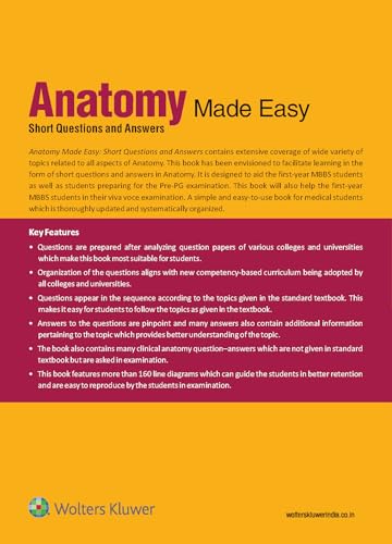 Anatomy Made Easy: Short Questions and Answers