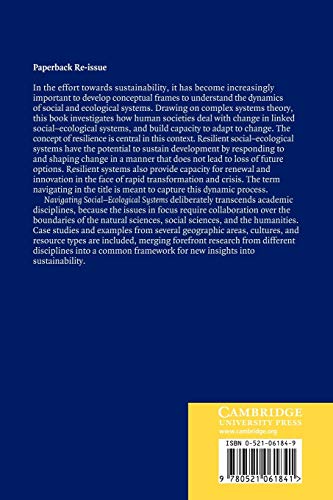 Navigating Social-Ecological Systems: Building Resilience for Complexity and Change