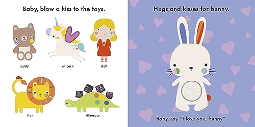 Baby Touch: Hugs and Kisses: A touch-and-feel playbook
