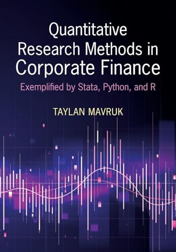 Quantitative Research Methods in Corporate Finance - Retail Maharaj