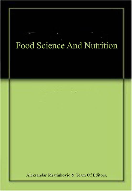 Food Science And Nutrition