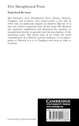 Five Metaphysical Poets: Donne, Herbert, Vaughn, Crashaw, Marvell