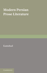 Modern Persian Prose Literature