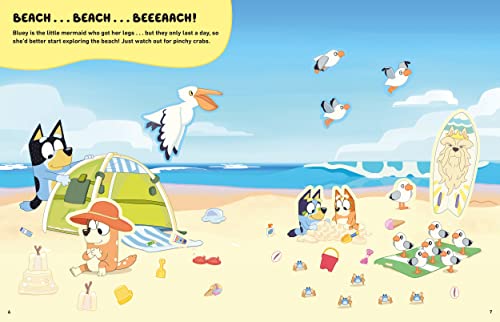 Bluey: Let's Stick!: Sticker Scenes Book