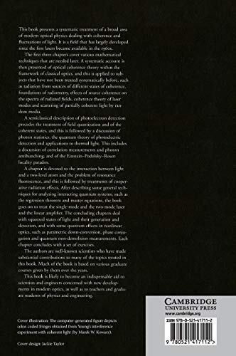 Optical Coherence and Quantum Optics