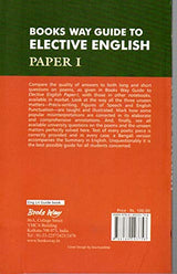 Elective English (Paper I) C.U/BSU/KU/BU - Retail Maharaj