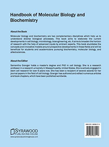 Handbook of Molecular Biology and Biochemistry