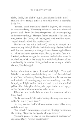 The Great Gatsby