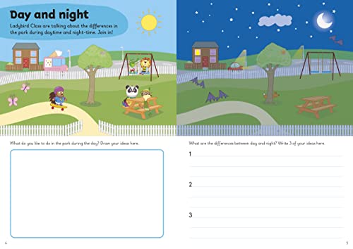 Tell the Time: A Learn with Ladybird Activity Book 5-7 years: Ideal for home learning (KS1)