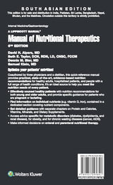 Manual of Nutritional Therapeutics, 6ed