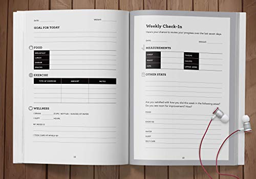 Training for a Healthy Life: A Daily Food and Fitness Journal - Retail Maharaj