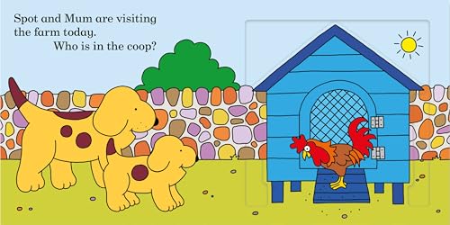 Who's on the Farm, Spot?: a double flap book