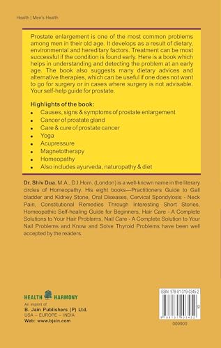 King Gland Prostate - Know, Care & Cure Includes Homeopathy, Ayurveda, Yoga, Naturopathy, Diet, Acupressure, Magentotheraphy - Retail Maharaj