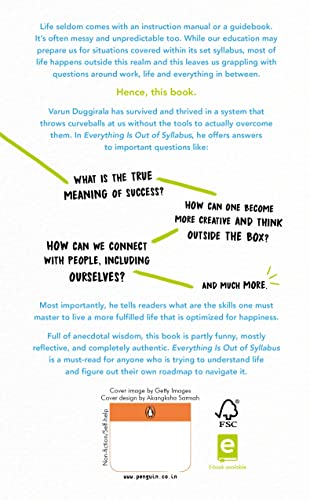 Everything Is Out of Syllabus: An Instruction Manual for Life - Retail Maharaj