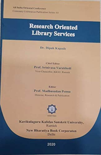 Research Oriented Library Services (AIOC Series-61) - Retail Maharaj