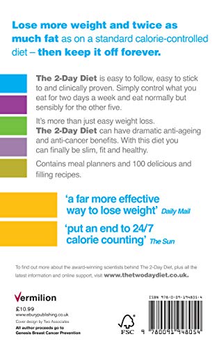 The 2-Day Diet: Diet Two Days a Week. Eat Normally for Five.