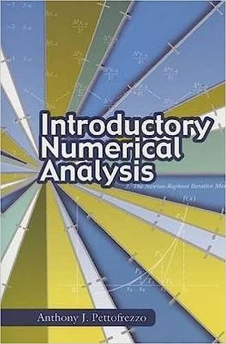 INTRODUCTORY NUMERICAL ANALYSIS (Dover Books on Mathematics) [Paperback] Anthony J Pettofrezzo - Retail Maharaj
