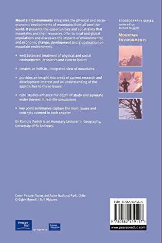 Mountain Environments (Ecogeography Series) - Retail Maharaj