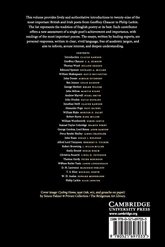 The Cambridge Companion to English Poets (Cambridge Companions to Literature)