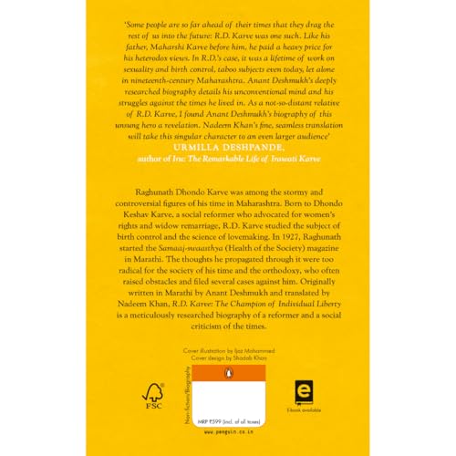 R.D. Karve: The Champion of Individual Liberty - Retail Maharaj