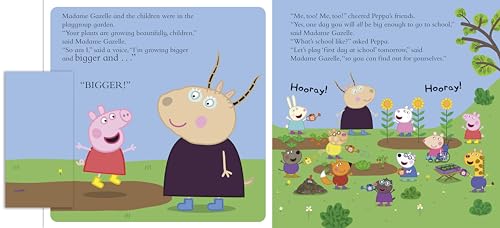 Peppa Pig: Peppa’s First Day at School: A Lift-the-Flap Picture Book