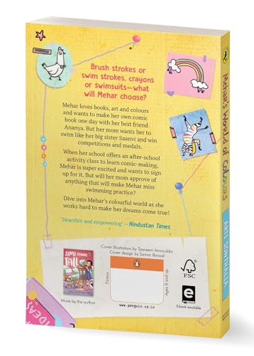 Mehar's World of Colours | A middle-grade story about self-discovery, parental pressures and friendship hurdles | Ages 8+ - Retail Maharaj