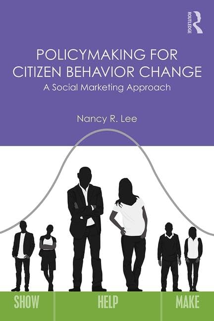 Policymaking for Citizen Behavior Change: A Social Marketing Approach - Retail Maharaj
