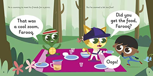 Actiphons Level 2 Book 18 Zooming Farooq: Learn phonics and get active with Actiphons!