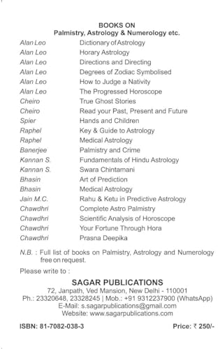 Principles And Practice Of Medical Astrology The Original Book By Dr. Jagannath Rao - (English Version) - Retail Maharaj