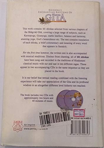 Krishna's Enchanting Rhythms of Gita( with 2 CDs) - Retail Maharaj