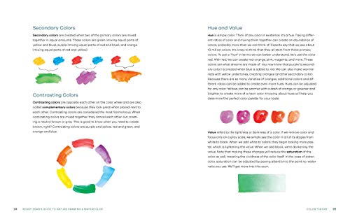 Peggy Dean's Guide to Nature Drawing and Watercolor: Learn to Sketch, Ink, and Paint Flowers, Plants, Trees, and Animals