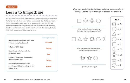 Anger Management Skills Workbook for Kids: 40 Awesome Activities to Help Children Calm Down, Cope, and Regain Control