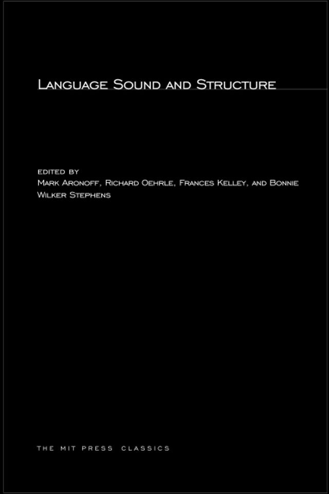 Language Sound & Structure (MIT Press) - Retail Maharaj