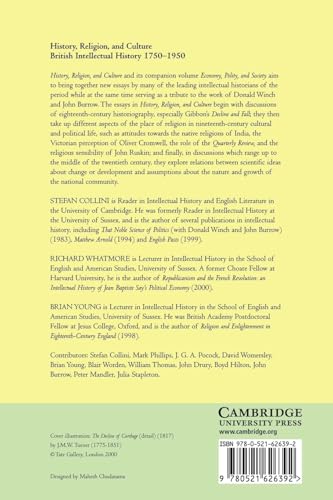 History, Religion, and Culture: British Intellectual History 1750–1950