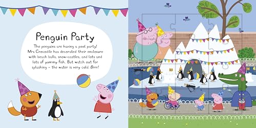 Peppa Pig: Fun at the Zoo Jigsaw Puzzle Book
