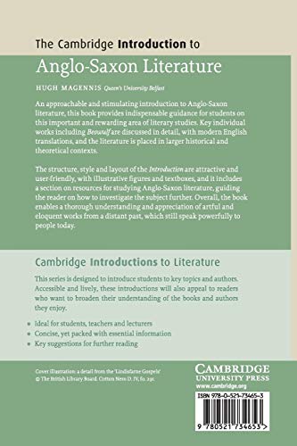 The Cambridge Introduction to Anglo-Saxon Literature (Cambridge Introductions to Literature)