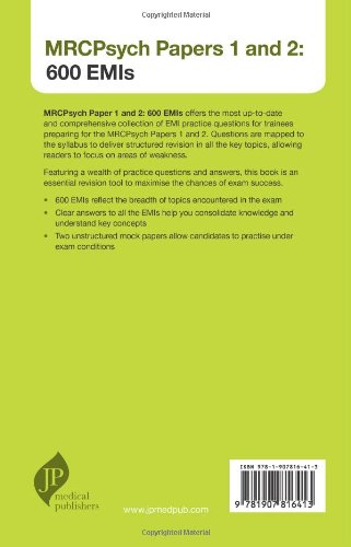 MRCPsych Papers 1 and 2: 600 EMIs
