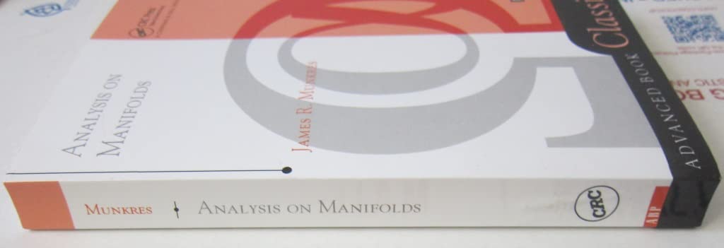 Analysis On Manifolds [Paperback] MUNKRES - Retail Maharaj