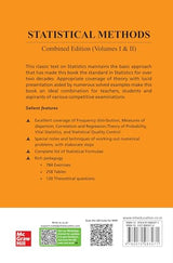 STATISTICAL METHODS (COMBINED VOL), 1ST EDN - Retail Maharaj