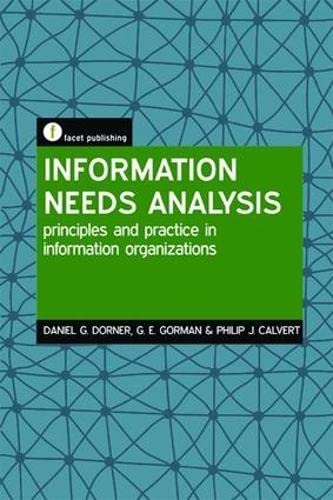 Information Needs Analysis - Retail Maharaj