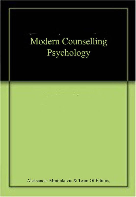 Modern Counselling Psychology