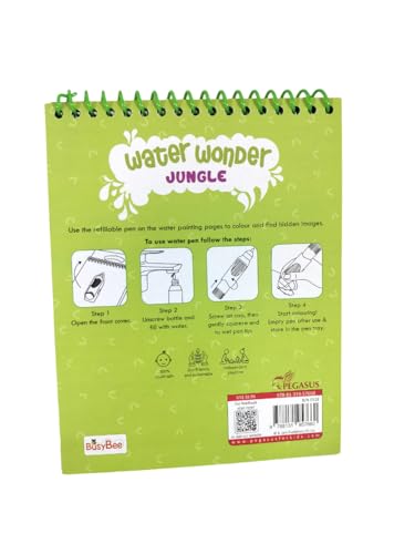 Water Wonder - Jungle Theme Magical Colouring Book - Retail Maharaj