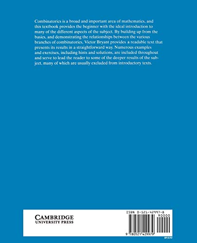 Aspects of Combinatorics: A Wide-ranging Introduction