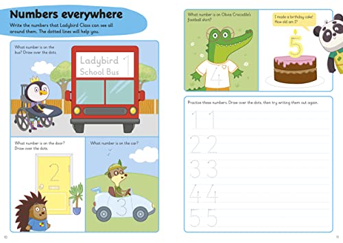 Count from 0 to 20: A Learn with Ladybird Activity Book 3-5 years: Ideal for home learning (EYFS)