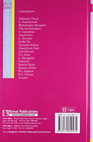Ambedkar in Retrospect: Essays on Economics, Politics & Society: Essays on Economics, Politics and Society - Retail Maharaj